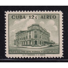 CUBA 1959 AEREO ESTAMPILLA COMPLETA NUEVA MINT MUSICA